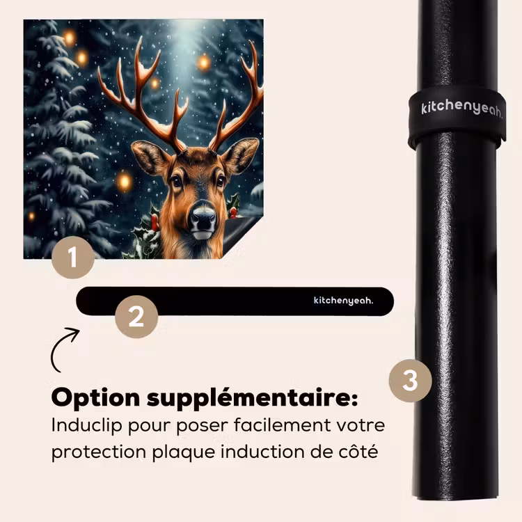 Protection plaque induction - Noël - Magie - Forêt - Coloré — 8