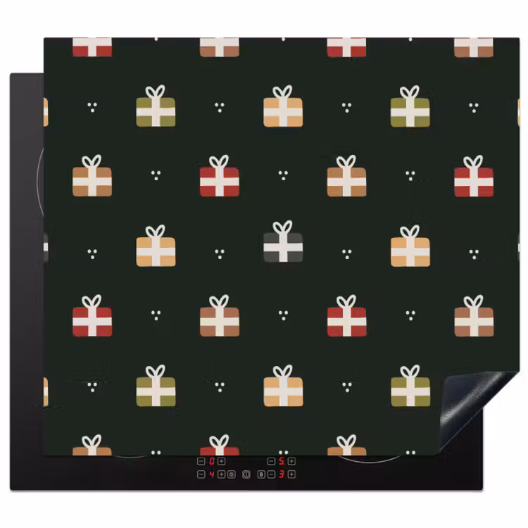 Protection plaque induction - Illustration - Cadeaux - Vert — 1