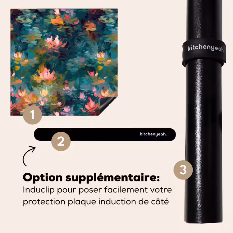 Protection plaque induction - Nénuphars - Étang - Eau — 8