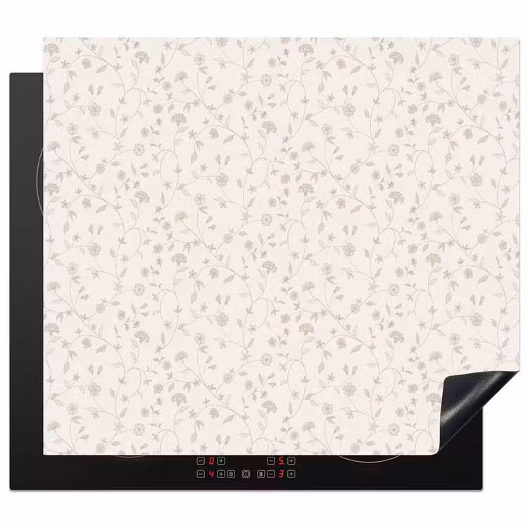 Protection plaque induction - Fleurs - Motif - Doux — 1