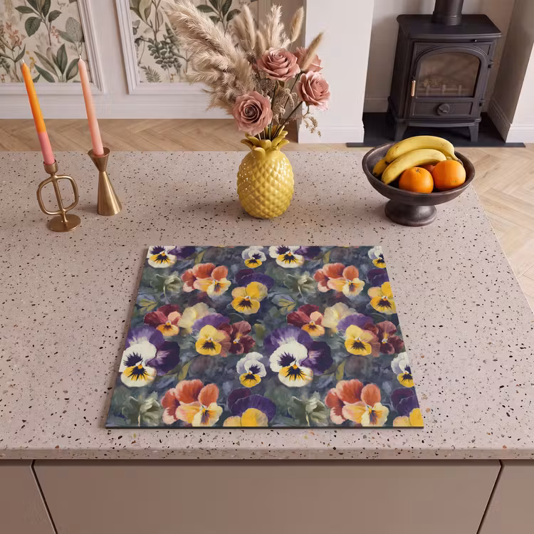 Protection plaque induction - Violettes - Pourpre - Jaune - Vert — 3