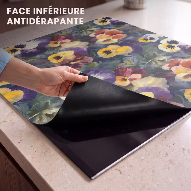 Protection plaque induction - Violettes - Pourpre - Jaune - Vert — 7
