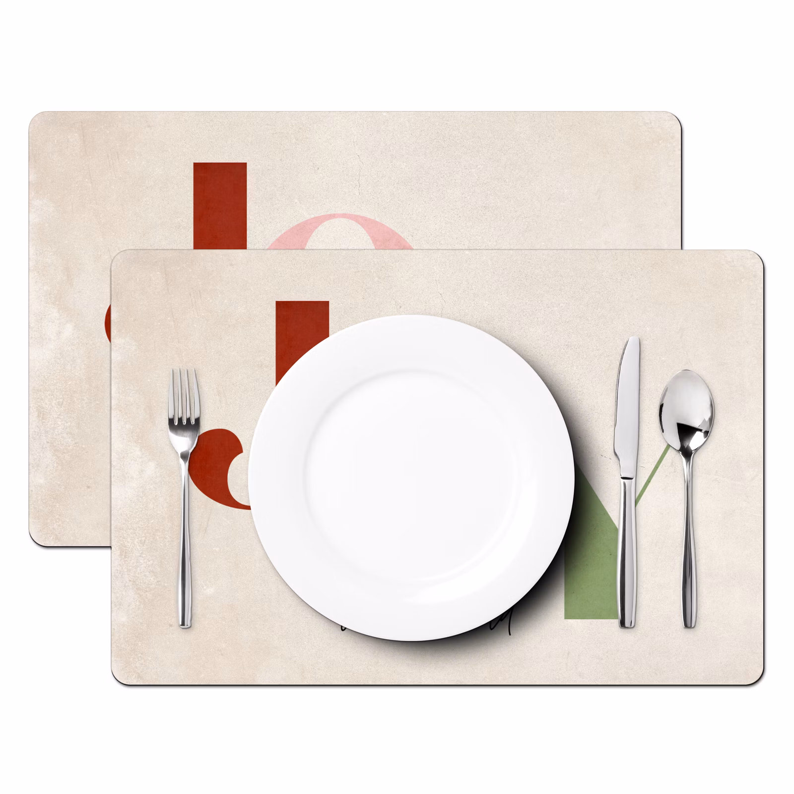 Sets de table en vinyle - Citations - Joie - Noël - Fêtes — 1