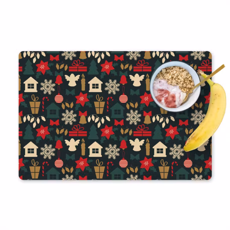 Sets de table en vinyle - Motif - Noël - Symboles — 1