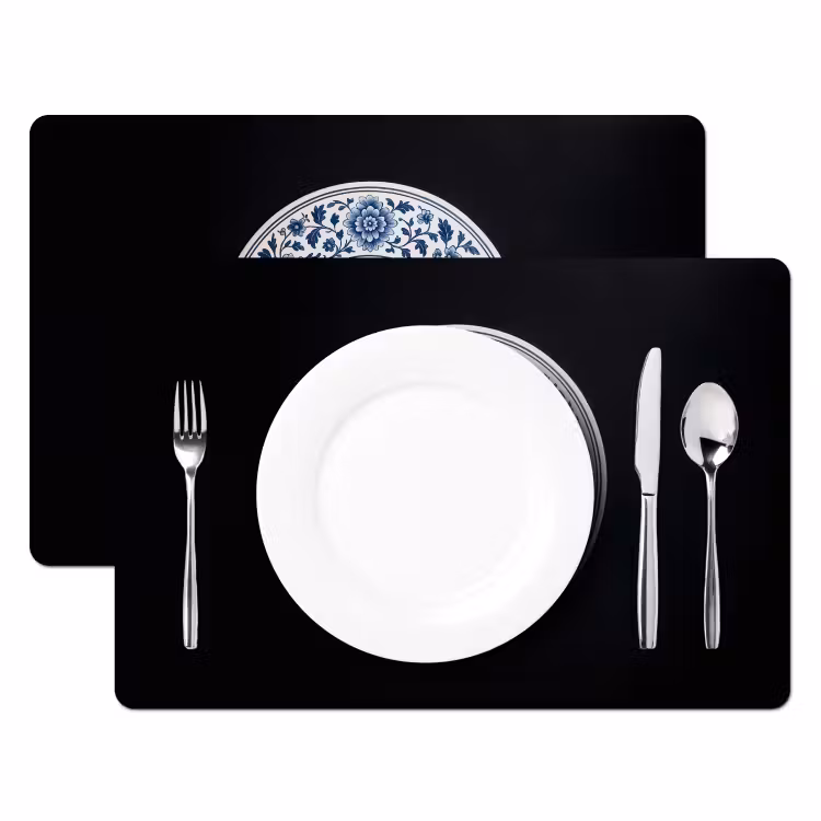 Sets de table en vinyle - Vinyle - LP - Delft Blue - Musique — 2