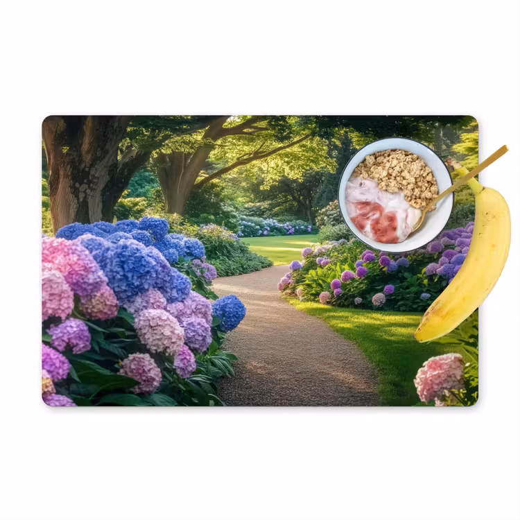 Sets de table en vinyle - Parc Hortensia - Chemin — 1