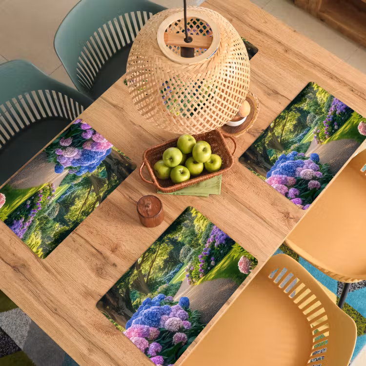Sets de table en vinyle - Parc Hortensia - Chemin — 3