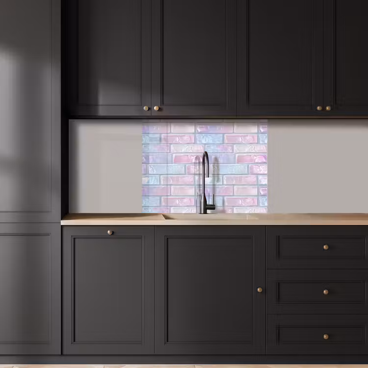 Crédence cuisine - Rose - Pearl - Gloss - Wall — 5