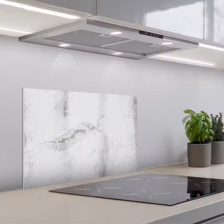 Fond de hotte - Béton - Gris - Blanc — 1