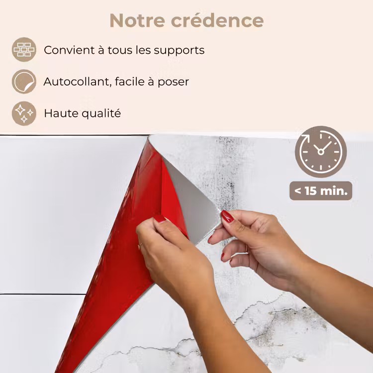Fond de hotte - Béton - Gris - Blanc — 4