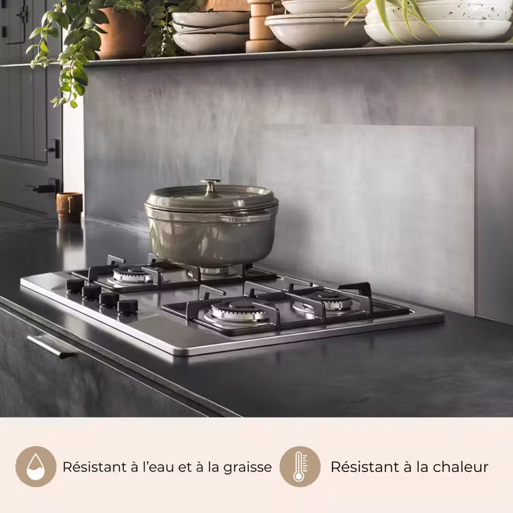 Fond de hotte - Béton - Gris - Ciment - Industriel - Texturé — 2