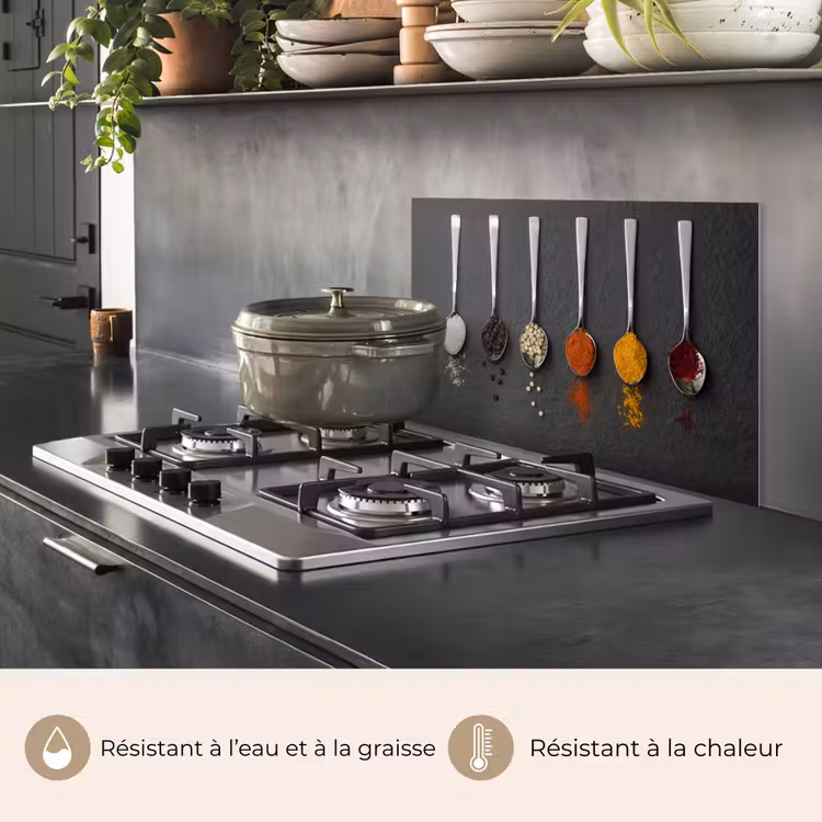 Fond de hotte - Épices - Cuillères - Table - Rustique - Épices — 2