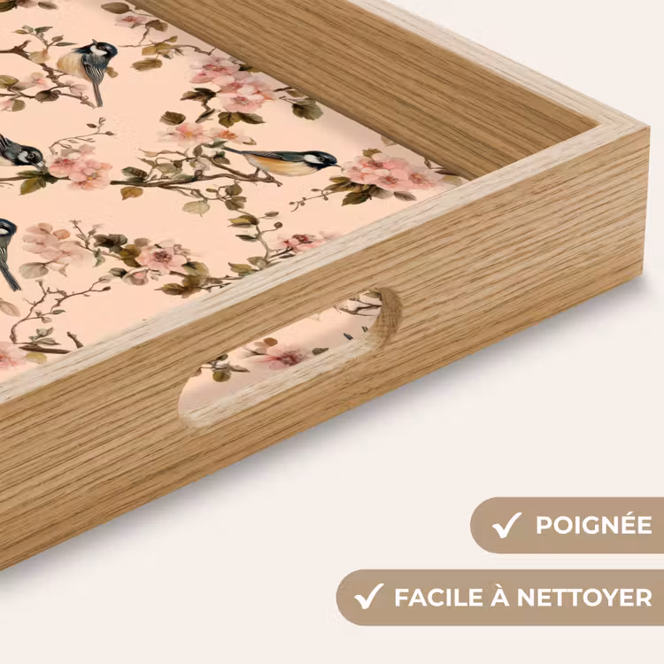 Plateau - Blossom - Grande mésange - Rose — 8
