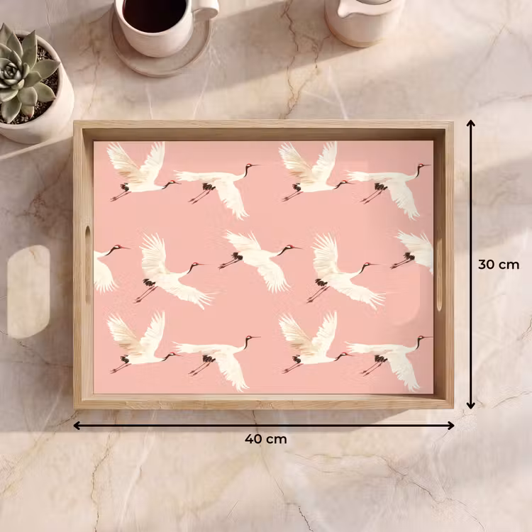Plateau - Modern - Cranes - Pink — 7