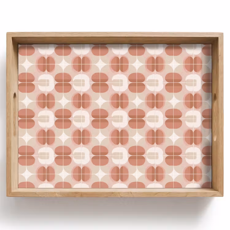 Plateau - Rétro - Classique - Rose — 1