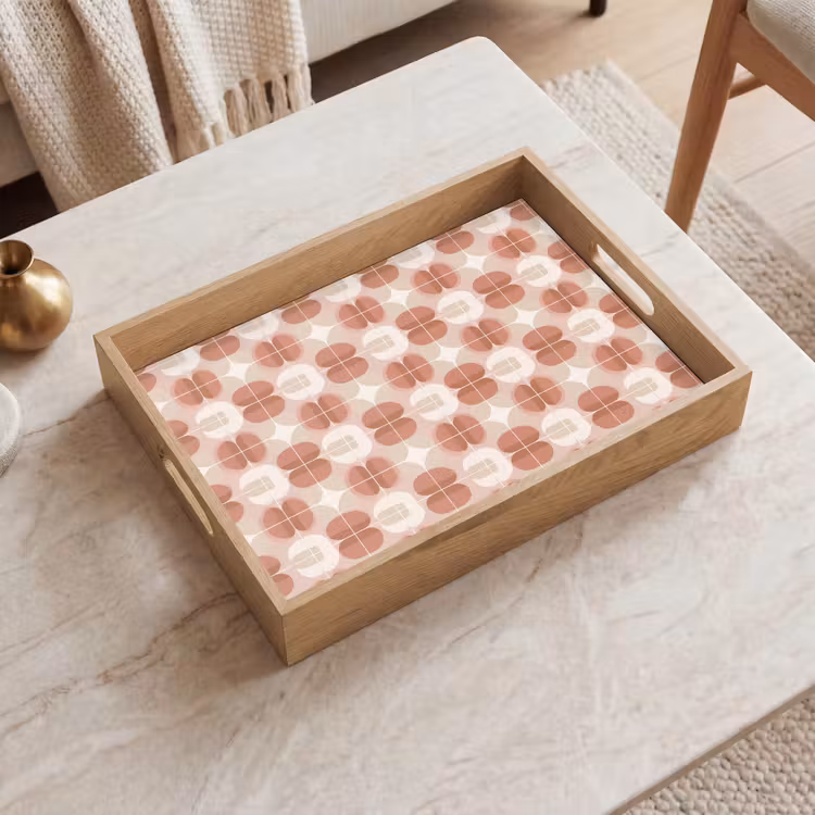 Plateau - Rétro - Classique - Rose — 2