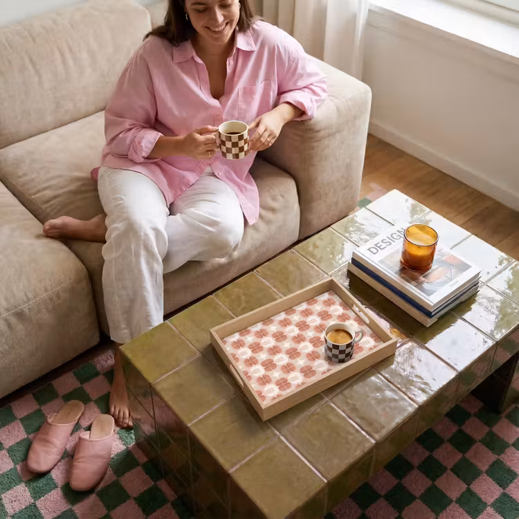 Plateau - Rétro - Classique - Rose — 4