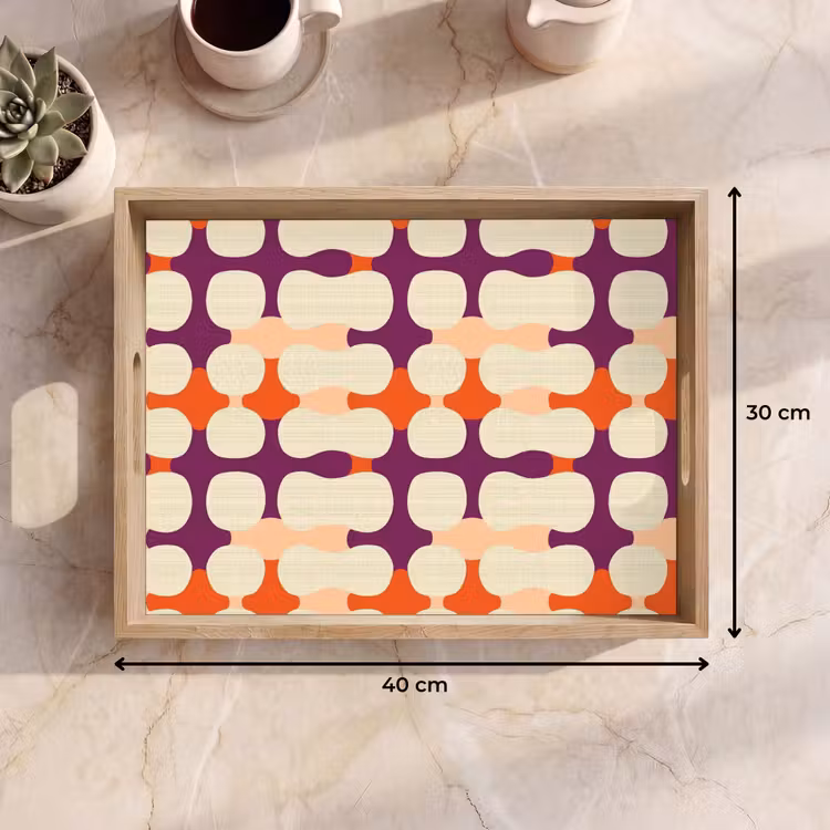 Plateau - Moderne - à motifs - coloré — 7