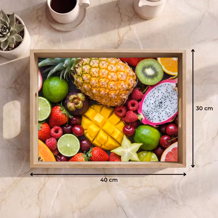 Plateau - Fruits - Assortiment - Frais - Sains - Colorés — 7