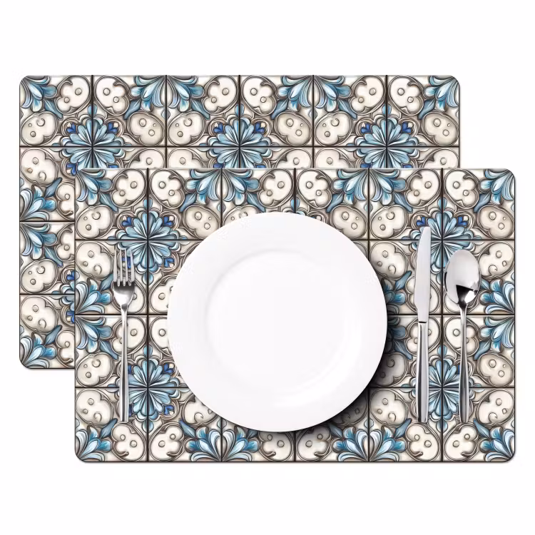 Set de table – 6 pièces - Baroque - Tile - Coloré — 2