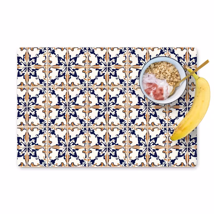 Set de table – 6 pièces - Classique - à motifs - coloré — 1