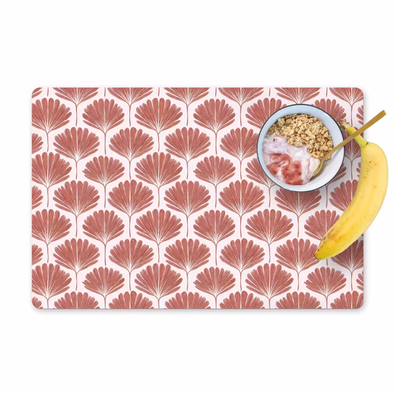 Set de table – 6 pièces - Eventail - Motif - Terra — 1