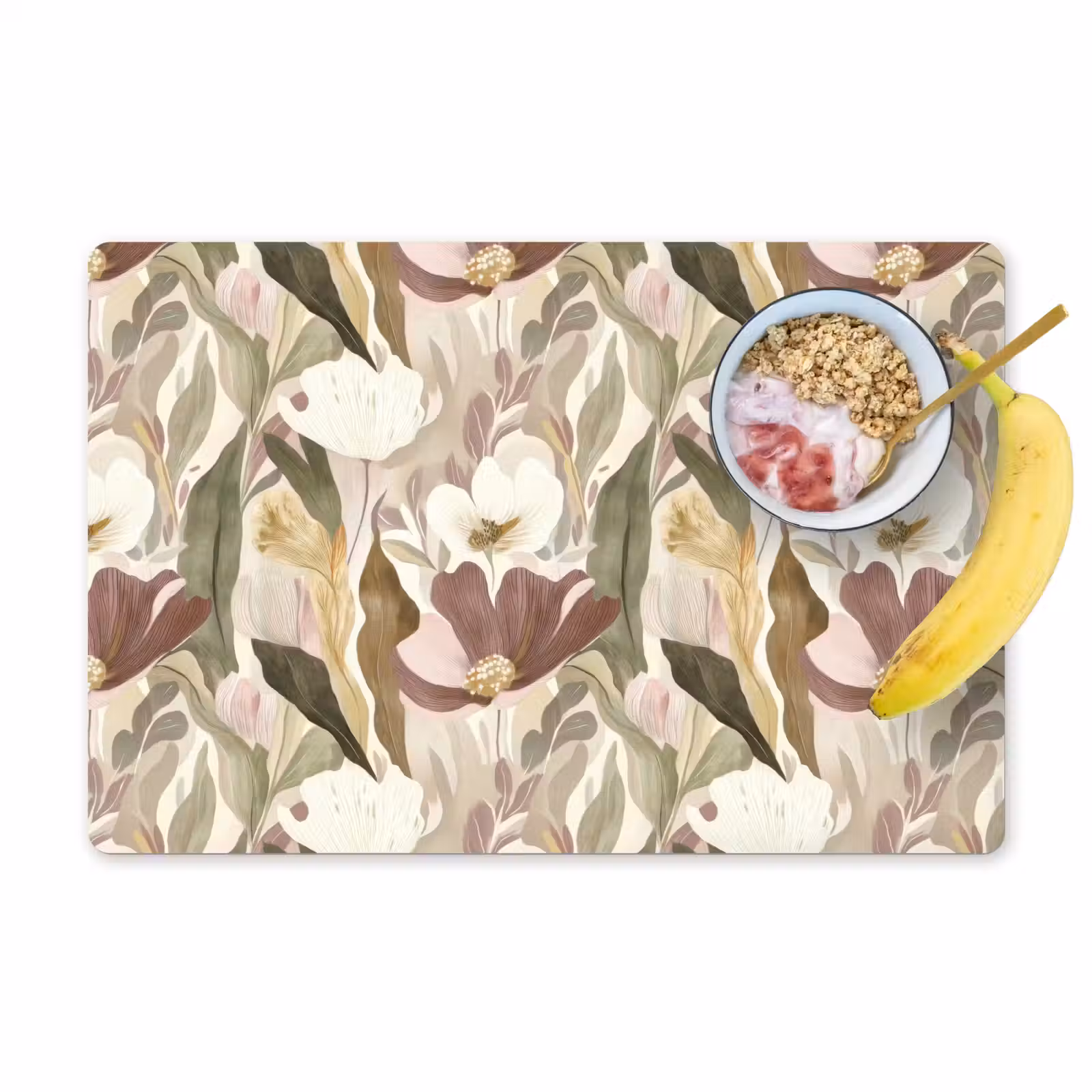 Set de table – 6 pièces - Fleurs - aquarelle - coloré — 1