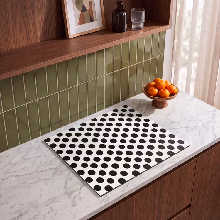 Protection plaque induction - Classique - Pois - Noir — 4