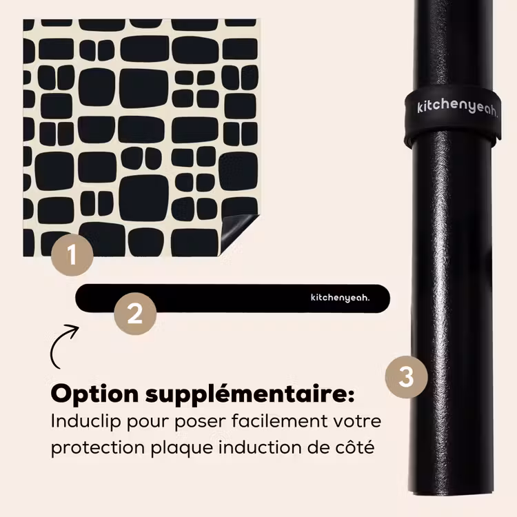 Protection plaque induction - Moderne - Organic - Noir — 8