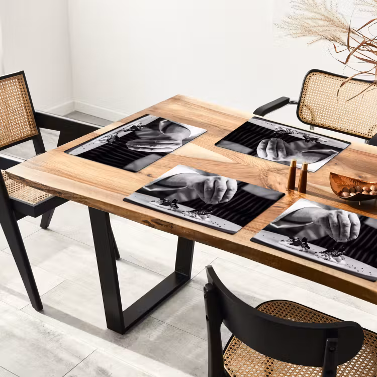 Set de table – 6 pièces - Chef - garniture - plat — 4
