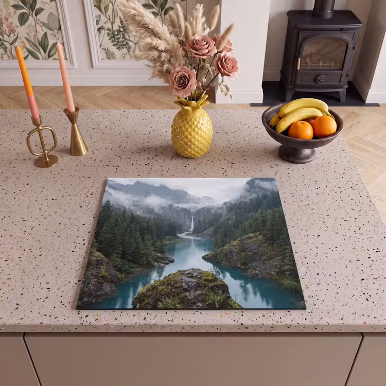Protection plaque induction - Cascade - Arbres - Montagnes — 3