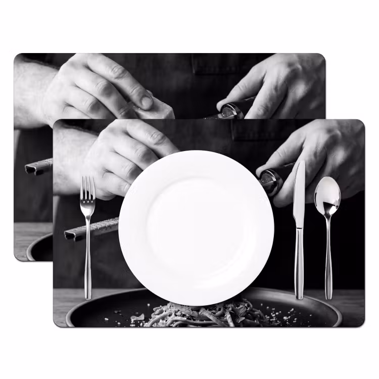 Set de table – 6 pièces - Fromage - Pâtes - Râpe — 2