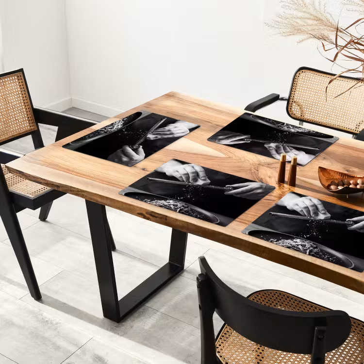 Set de table – 6 pièces - Fromage - Pâtes - Râpe — 4