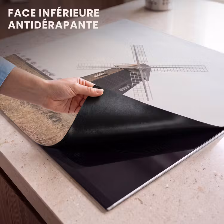 Protection plaque induction - Éoliennes - Paysage - Champ — 7