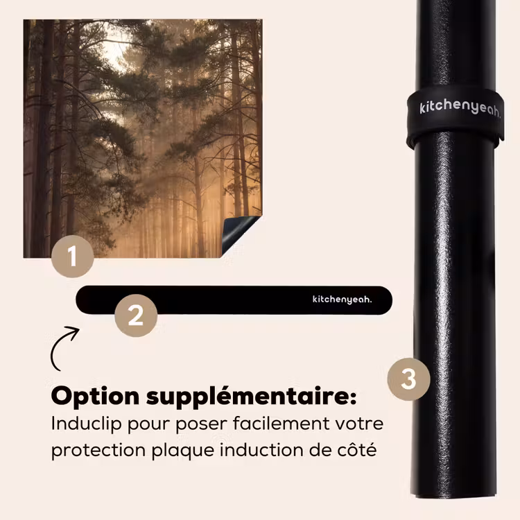 Protection plaque induction - Forêt - Brouillard - Soleil — 8