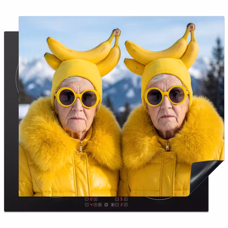 Protection plaque induction - Femmes - Bananes - Jaune — 1