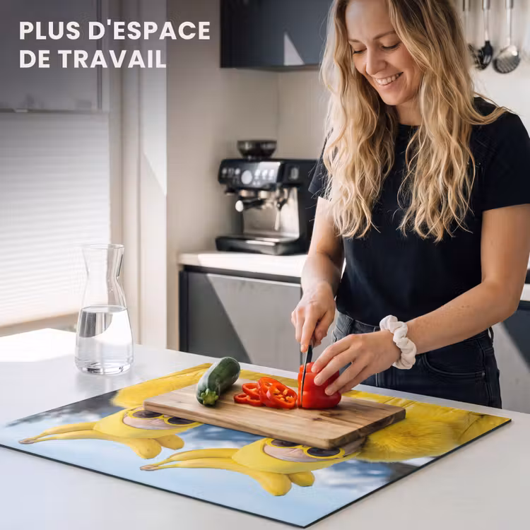 Protection plaque induction - Femmes - Bananes - Jaune — 5