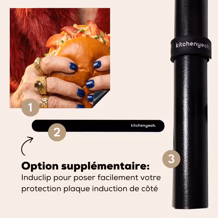 Protection plaque induction - Roll - Manteau de fourrure - Or — 8