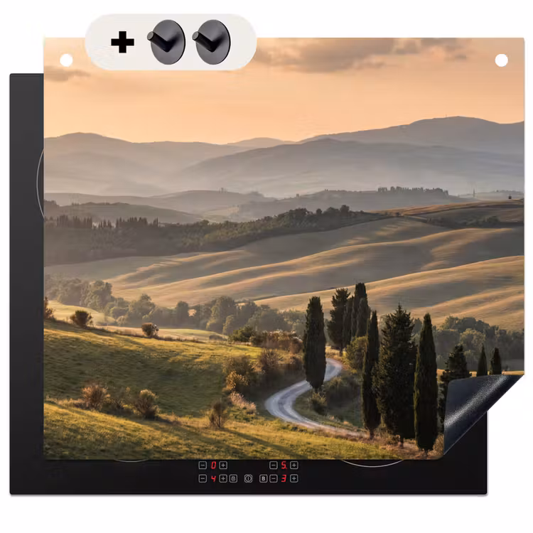 Protection à induction avec crochets - Toscane - Paysage - Collines — 3