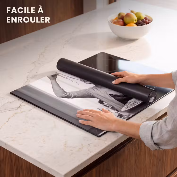 Protection plaque induction - Femme - Spaghetti - Noir - Blanc — 6