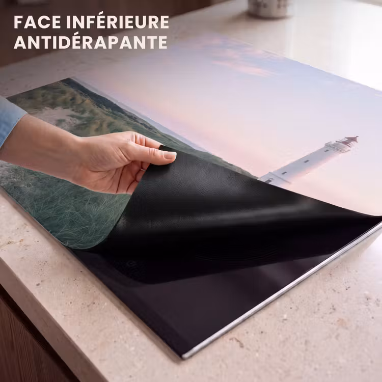 Protection plaque induction - Phare - Paysage de dunes - Mer — 7