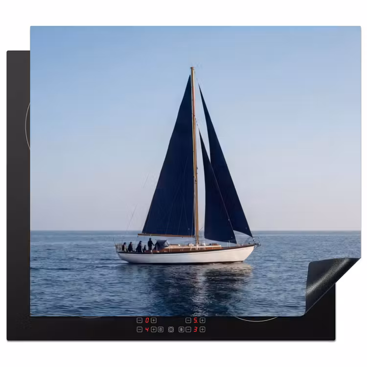 Protection plaque induction - Voilier - Mer - Bleu — 1