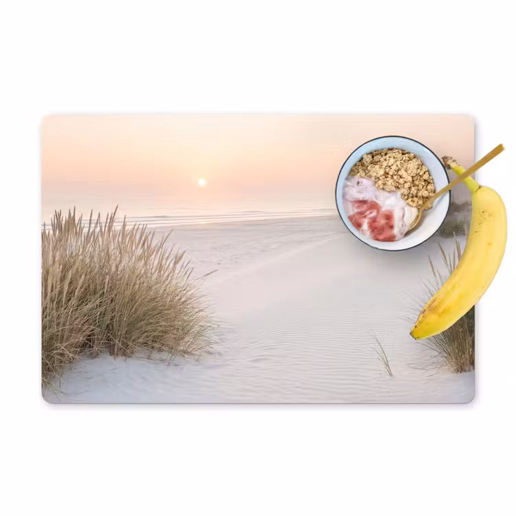 Set de table – 6 pièces - Horizon - Paysage de dunes - Sable — 1