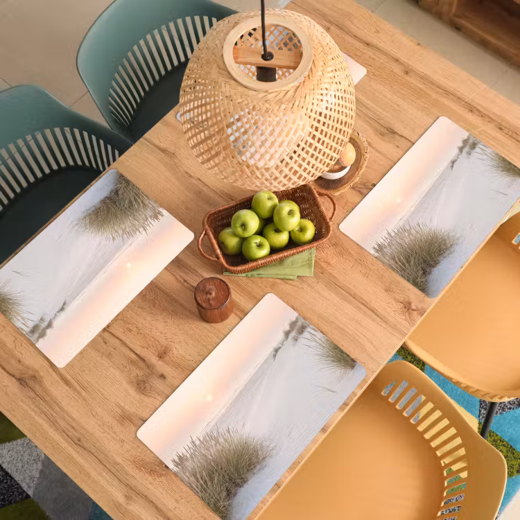 Set de table – 6 pièces - Horizon - Paysage de dunes - Sable — 3