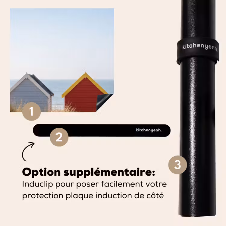 Protection plaque induction - Plage - Chalets - Coloré - Dunes — 8