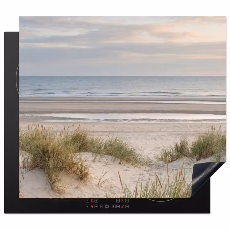 Protection plaque induction - Plage de sable - Nuageux - Dunes — 1
