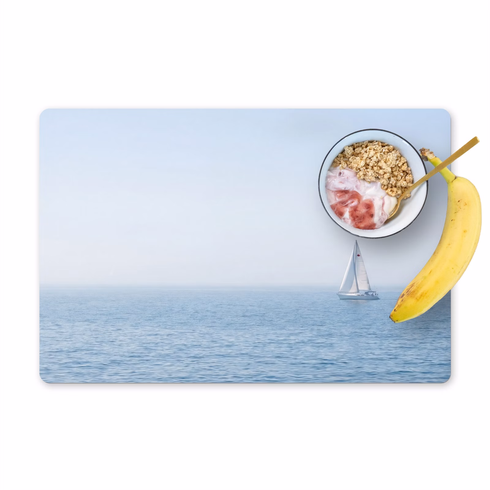 Set de table – 6 pièces - Horizon - Voilier - Mer — 1