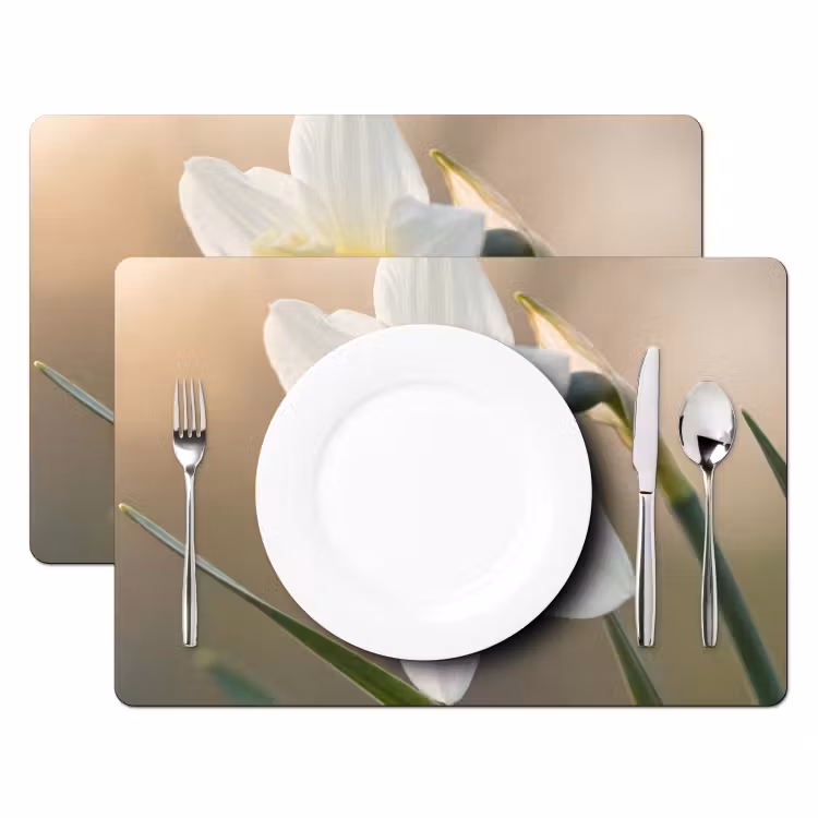 Set de table – 6 pièces - Jonquille - Fleur - Minimaliste — 2