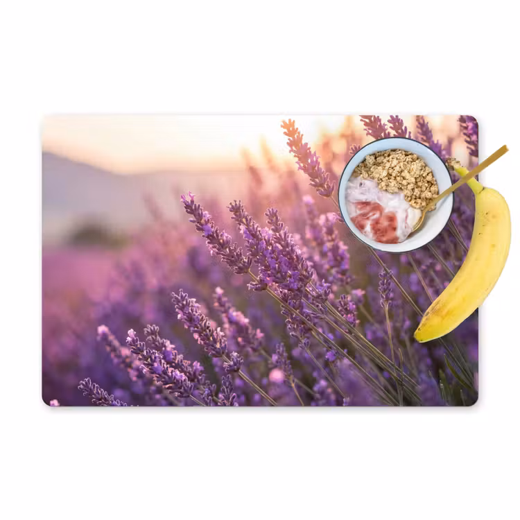 Set de table – 6 pièces - Lavande - Pourpre - Soleil — 1