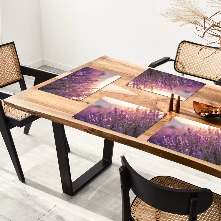 Set de table – 6 pièces - Lavande - Pourpre - Soleil — 4
